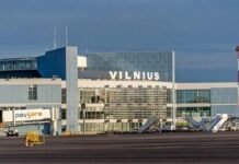 В Литве задержали мужчину, который управлял дроном возле аэропорта в Вильнюсе