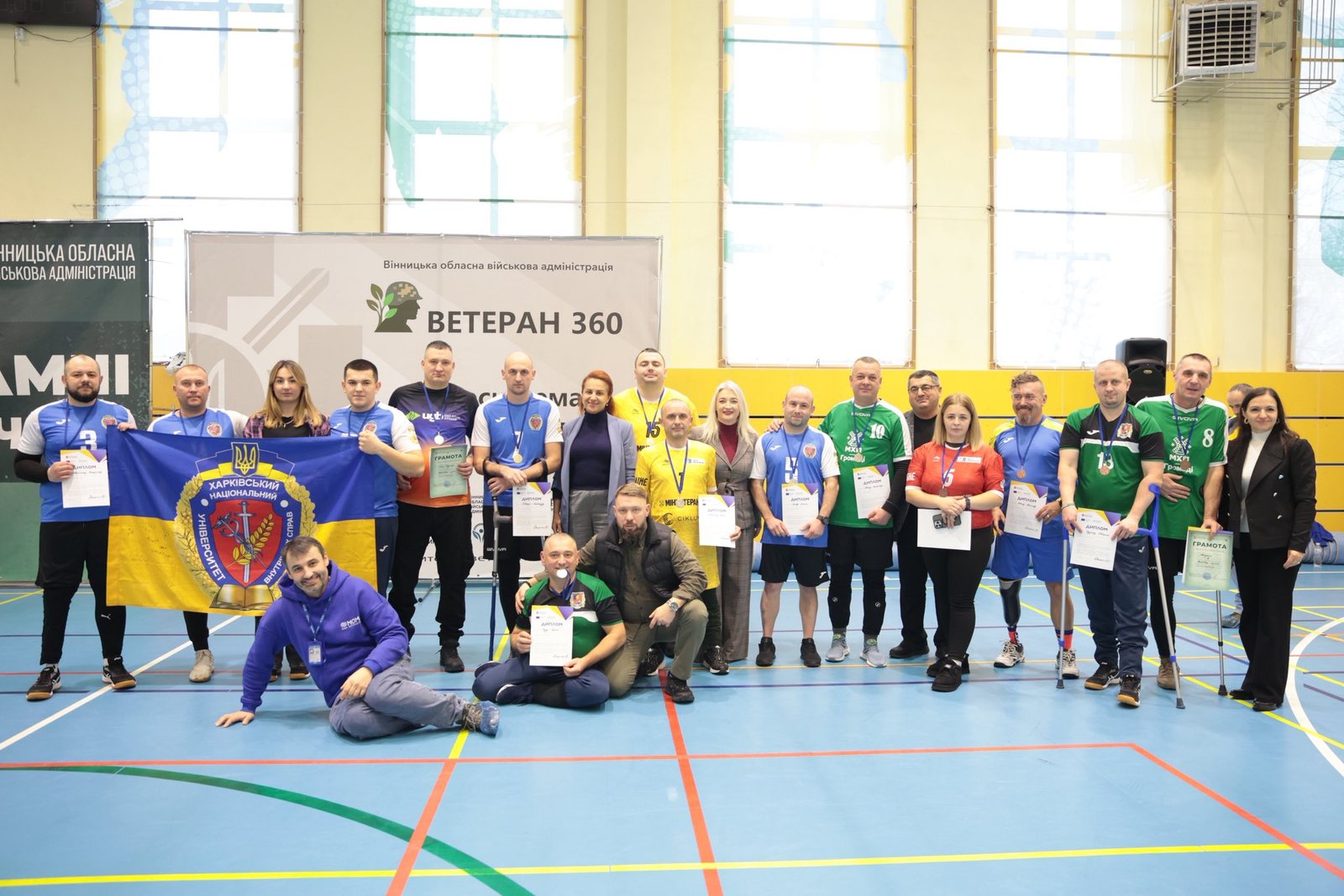 «Кубок Незламних»: ветерани Вінниччини змагалися у спорті та відновлювали силу
