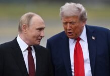 В Белом доме появился совместный снимок Трампа с Путиным на Аляске