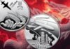 НБУ выпустил монету с изображением атаки ракеты-дрона «Паляниця» на энергообъект РФ