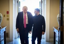 Встреча Зеленского и Трампа длилась почти час, был и короткий тет-а-тет