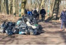 Передвеликодня толока у Вінниці — вздовж вулиці Генерала Арабея прибрали п’ять кілометрів території