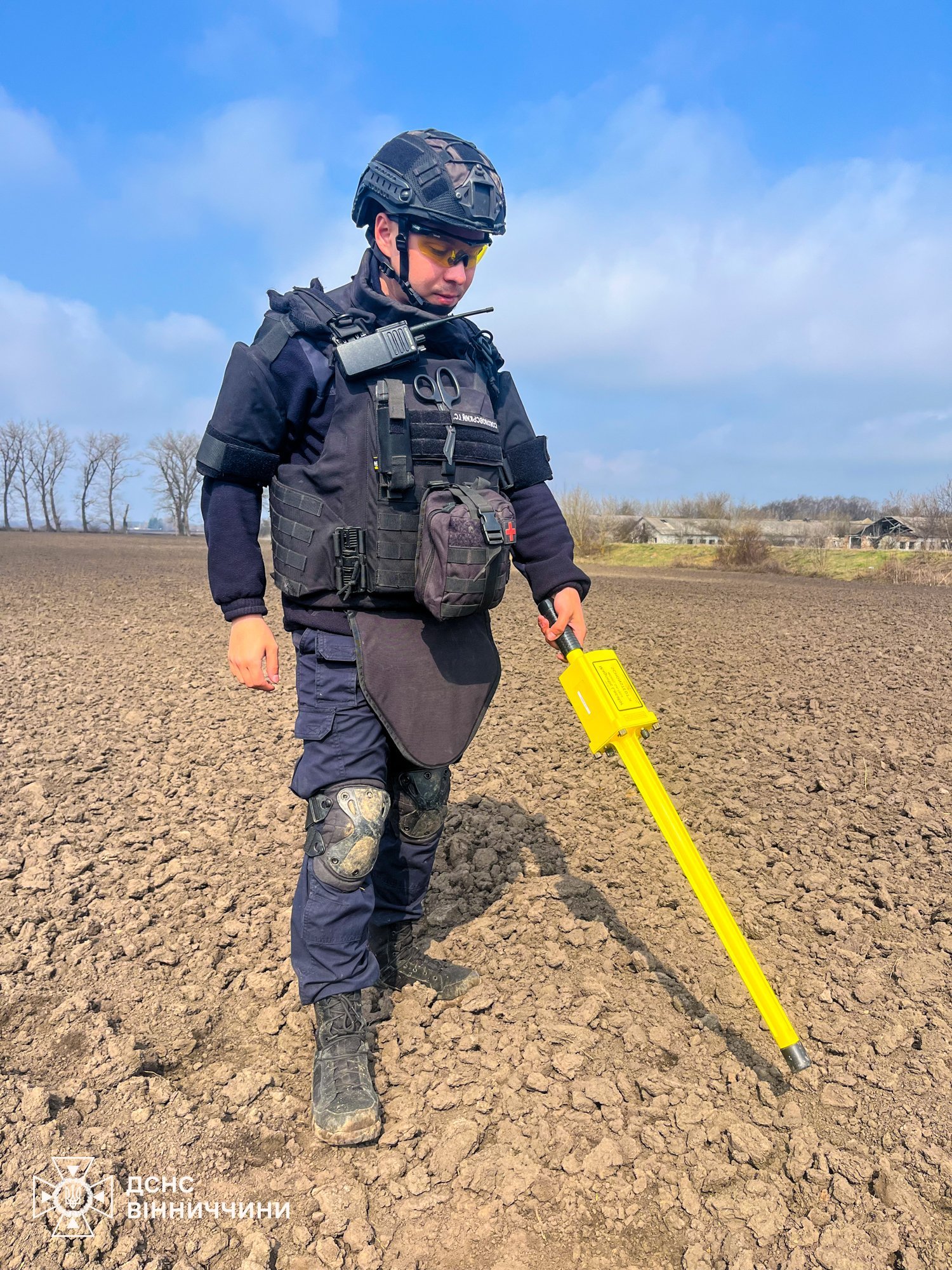 На Вінниччині знищили артснаряд часів Другої світової війни, який знайшли у полі