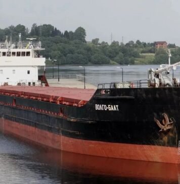 Возле оккупированной Херсонщины затонуло российское судно с пшеницей: что известно